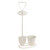 Welcome Spade With Metal Plant Pot White