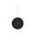 Black Beaded Glitter Bauble 10cm from Country Baskets