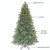 7FT Prelit Potted Tree 900 Micro Warm White LED lights