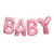 Baby Balloons Pink Banner Kit