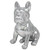 Silver Art Frnchbulldog Sittng