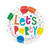 Colourful Balloons 7" Plates 8 Pack from Country Baskets