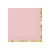 Pastel Pink and gold Luncheon Napkins 16 pack