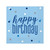 Glitz Blue  Happy Birthday luncheon Napkin 16pk