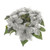 Adore Poinsettia Cndl Ring Sil from Country Baskets