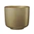 Bari Glamour Ceramic Pot Pearl Gold (W16 x H14cm) from Country Baskets