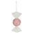 Beaded Candy Round Hanging Decoration - Pink - H18cm