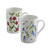 Botanical Assorted Fine China Mugs 30Cl