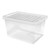 27 Litre "Clippit" Storage Box Clear- (With Lid)