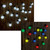 20 Solar Bulb String Lights 4.8m 2 functions, 2 Asst White & Multi from Country Baskets