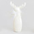 20cm Resin Moose Ornament Cream