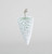 14cm Flocked Xmas Tree Decoration from Country Baskets 14cm Flocked Xmas Tree Decoration from Country Baskets