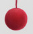 8cm Felt Ball Decoration Burgundy from Country Baskets