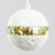 16cm Mirror/Bead Ball Dec Gold/Wh