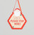 18cm Wood Hanging Santa Stop