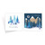Cards XMAS SQ Kraft Midnight Forest 10 Pack from Country Baskets