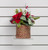 30cm Velvet Point/Cone Basket Orn. from Country Baskets