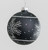 80mm Snowflake Pattern Black/Silve from Country Baskets