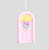 10cm Clay Door Decoration Pink from Country Baskets