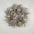 24" Glitter Mixed Wreath Champagne from Country Baskets