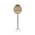 Solar Rattan Lantern on a stake Sand D18 x H 76 from Country Baskets