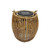 Solar Hanging Lantern Natural  Warm White LED D9 x W15 x H16cm