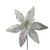 Irridescent Glitter Poinsettia White D27cm