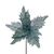 Poinsettia Stem Teal L29cm