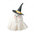 FeltGhost with Witches Hat Hanging Decoration- H13cm