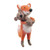 Felt Fox with Teddy  Hanging Decoration- H11cm
