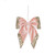 Pink Velvet Bow with Gold Glitter 20cm x 20cm