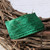 Green metallic crinkle ribbon metallic w/e 63mm x 10yd Green metallic crinkle ribbon metallic w/e 63mm x 10yd