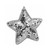 Mirror Star Hanging Decoration -  H12cm
