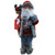 Standing Santa With Lantern & Grey Sweater 46Cm