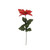 Poinsettia Stem Red x 12