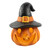 LED Halloween Pumpkin with witches hat (3xAAA Batteries not included) 27x26x33cm