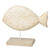 Deco Fish, Mango Wood And Iron, Size: 15X7X22Cm, Color: White Wash