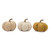 20Cm Pumpkin Deco 3 asst colours