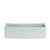 Gloss white trough planter