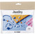 Mini Craft Kit Jewellery, Flowers, assorted colours, 1 pack