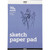 Sketch Pad, A4, sheet 210x297 mm, 70 g, white, 70 sheet 1 pack