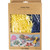 Crinkle Paper, L: 25-30 cm, W: 3 mm, dark blue, yellow, 2x50 g 1 pack