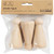 Wooden Figure Body, Cone shape, H: 8 cm, 3 pc/ 1 pack