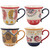 Hand Painted Mug 4 Asst