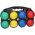 8 Boules in Plastic Stand