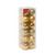 Gold Shatterproof Baubles (3cm) (24 pieces)