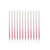 Pink Ombre Tall Skinny Candles - Pack of 12