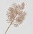 66cm Glitter Leaf Spray Rose Gold
