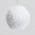 15cm Fluffy Ball Decoration White