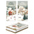 12 Luxury Cards XMAS Slim Box Trad Village 2 Assorted